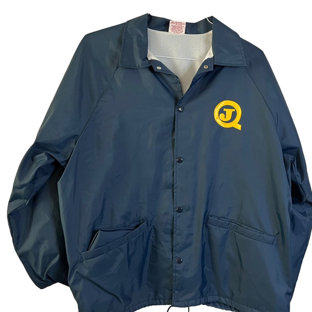 Jevic Transportation Inc Mens Vintage Windbreaker Jacket Size XL